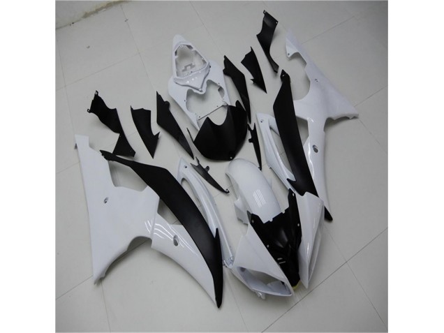 2008-2016 White Black YZF R6 Motorcycle Fairing & Bodywork 2008-2016 White Black YZF R6 Motorcycle Fairing & Bodywork