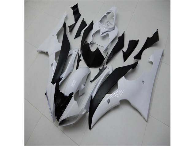 2008-2016 White Black YZF R6 Motorcycle Fairing & Bodywork 2008-2016 White Black YZF R6 Motorcycle Fairing & Bodywork