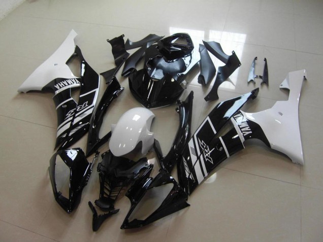 2008-2016 White Black YZF R6 Motorcycle Fairings 2008-2016 White Black YZF R6 Motorcycle Fairings