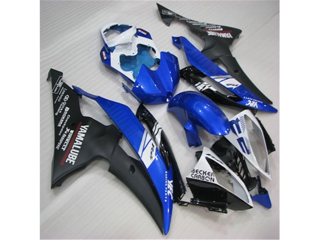 2008-2016 White Blue Black YZF R6 Motorcycle Fairings 2008-2016 White Blue Black YZF R6 Motorcycle Fairings