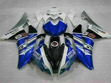 2008-2016 White Blue YZF R6 Motorcycle Fairings
