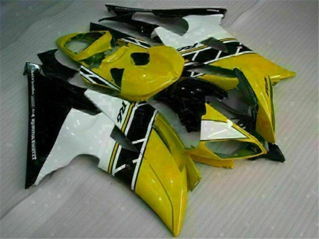 2008-2016 Yellow White YZF R6 Motorcycle Fairings 2008-2016 Yellow White YZF R6 Motorcycle Fairings