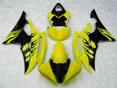 2008-2016 Yellow YZF R6 Motorcycle Fairings