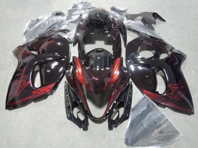 2008-2019 Black Red GSXR 1300 Hayabusa Motorcycle Fairing Kits & Plastic 2008-2019 Black Red GSXR 1300 Hayabusa Motorcycle Fairing Kits & Plastic