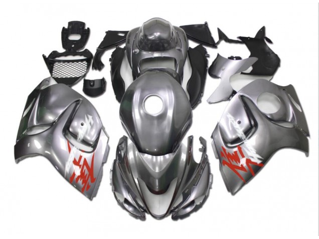 2008-2019 Silver GSXR 1300 Hayabusa Motorcycle Fairings 2008-2019 Silver GSXR 1300 Hayabusa Motorcycle Fairings
