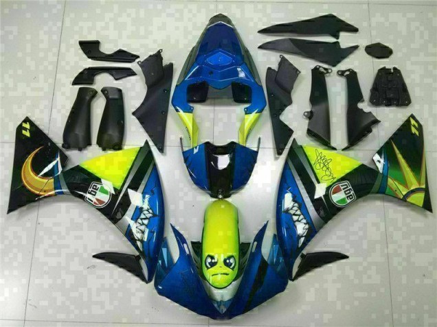 2009-2011 Blue YZF R1 Motorcycle Fairings 2009-2011 Blue YZF R1 Motorcycle Fairings