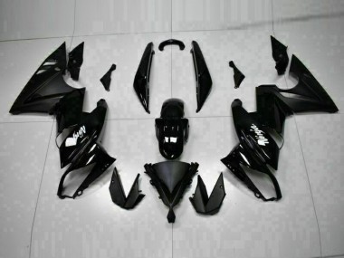 2009-2011 Glossy Black EX650 Motorcycle Fairings