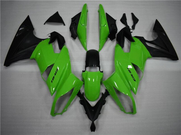 2009-2011 Green Black EX650 Motorcycle Fairings 2009-2011 Green Black EX650 Motorcycle Fairings