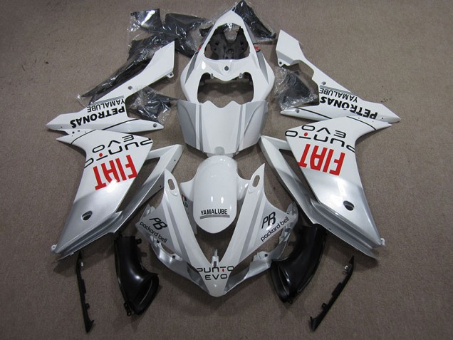 2009-2011 White Black PB Red Fiat YZF R1 Motorcycle Fairings 2009-2011 White Black PB Red Fiat YZF R1 Motorcycle Fairings