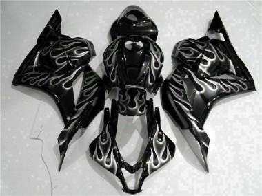 2009-2012 Black CBR600RR Motorcycle Fairing Kits & Plastic
