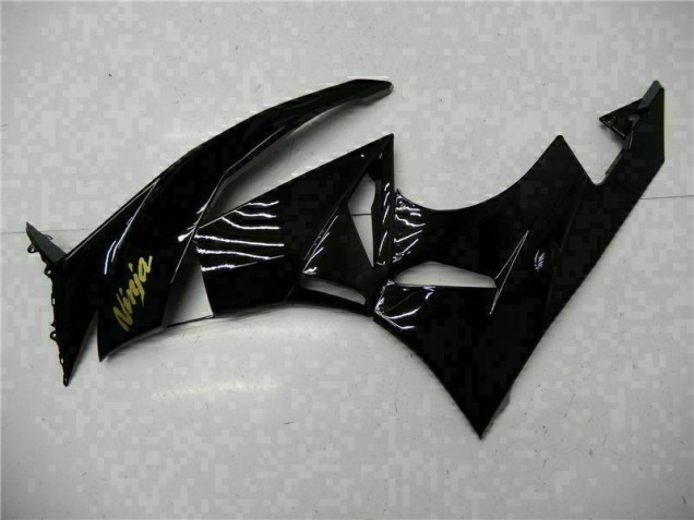 2009-2012 Black Gold Ninja ZX6R Motorcycle Fairings 2009-2012 Black Gold Ninja ZX6R Motorcycle Fairings