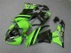 2009-2012 Black Green 3M Touch4 ZX6R Motorcycle Fairings 2009-2012 Black Green 3M Touch4 ZX6R Motorcycle Fairings