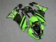2009-2012 Black Green 3M Touch4 ZX6R Motorcycle Fairings 2009-2012 Black Green 3M Touch4 ZX6R Motorcycle Fairings