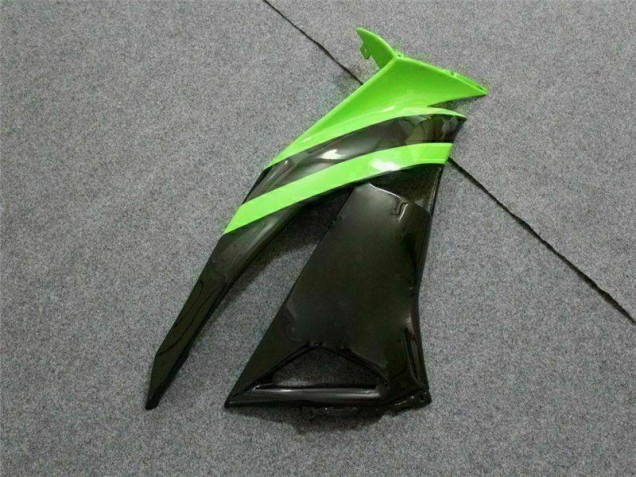 2009-2012 Black Green 3M Touch4 ZX6R Motorcycle Fairings 2009-2012 Black Green 3M Touch4 ZX6R Motorcycle Fairings