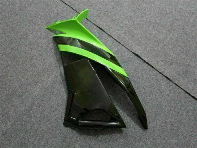 2009-2012 Black Green 3M Touch4 ZX6R Motorcycle Fairings 2009-2012 Black Green 3M Touch4 ZX6R Motorcycle Fairings