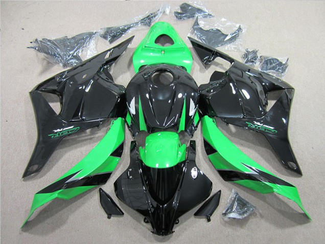 2009-2012 Black Green CBR600RR Motorcycle Fairings 2009-2012 Black Green CBR600RR Motorcycle Fairings