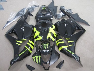 2009-2012 Black Green Monster CBR600RR Motorcycle Fairings