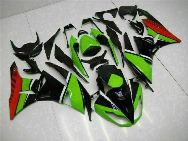 2009-2012 Black Green Red ZX6R Motorcycle Fairings 2009-2012 Black Green Red ZX6R Motorcycle Fairings