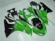 2009-2012 Black Green ZX6R Motorcycle Fairings 2009-2012 Black Green ZX6R Motorcycle Fairings
