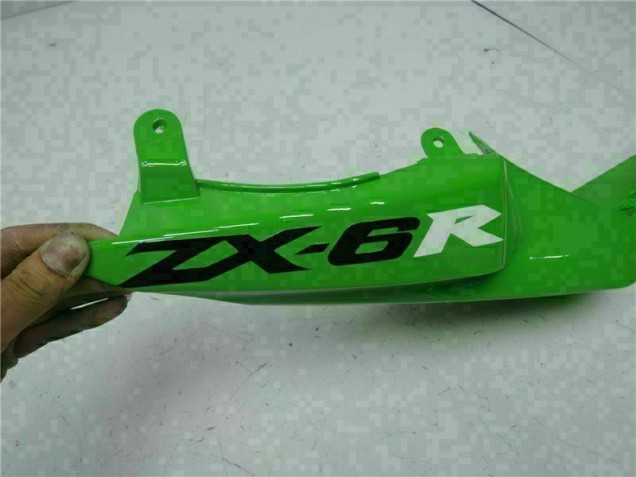 2009-2012 Black Green ZX6R Motorcycle Fairings 2009-2012 Black Green ZX6R Motorcycle Fairings