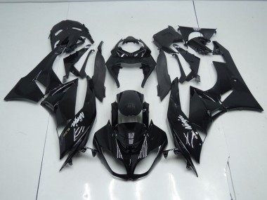 2009-2012 Black OEM Style ZX6R Motorcycle Fairings
