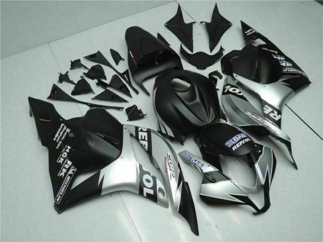 2009-2012 Black Silver Repsol CBR600RR Motorcycle Fairings 2009-2012 Black Silver Repsol CBR600RR Motorcycle Fairings