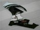 2009-2012 Black White 3M Touch4 ZX6R Motorcycle Fairings 2009-2012 Black White 3M Touch4 ZX6R Motorcycle Fairings