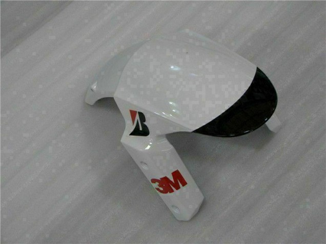2009-2012 Black White 3M Touch4 ZX6R Motorcycle Fairings 2009-2012 Black White 3M Touch4 ZX6R Motorcycle Fairings
