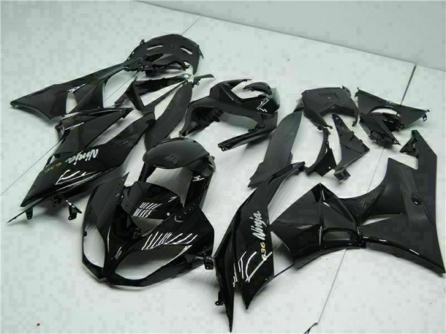2009-2012 Black White Ninja 636 ZX6R Motorcycle Fairings 2009-2012 Black White Ninja 636 ZX6R Motorcycle Fairings