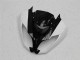 2009-2012 Black White ZX6R Motorcycle Fairings 2009-2012 Black White ZX6R Motorcycle Fairings