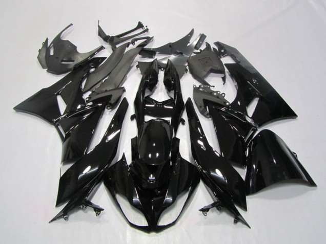 2009-2012 Black ZX6R Motorcycle Fairings 2009-2012 Black ZX6R Motorcycle Fairings