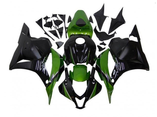 2009-2012 Green Black CBR600RR Motorcycle Fairings 2009-2012 Green Black CBR600RR Motorcycle Fairings