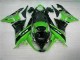 2009-2012 Green Black ZX6R Motorcycle Fairing 2009-2012 Green Black ZX6R Motorcycle Fairing