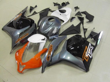 2009-2012 Orange Grey Black CBR600RR Motorcycle Fairing