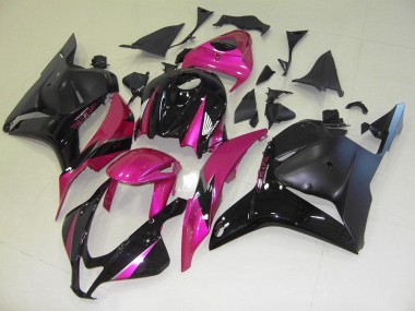2009-2012 Pink Black CBR600RR Motorcycle Fairings
