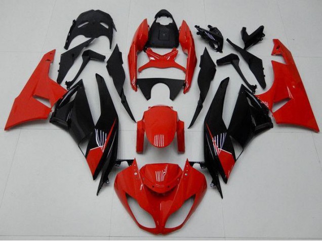 2009-2012 Red Black ZX6R Motorcycle Fairings 2009-2012 Red Black ZX6R Motorcycle Fairings
