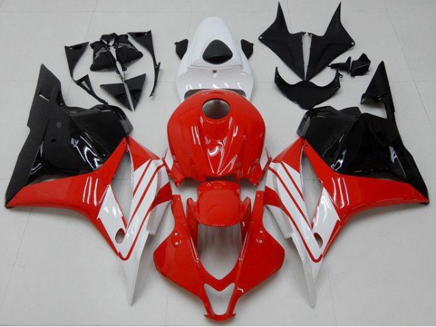 2009-2012 Red White Black CBR600RR Motorcycle Bodywork