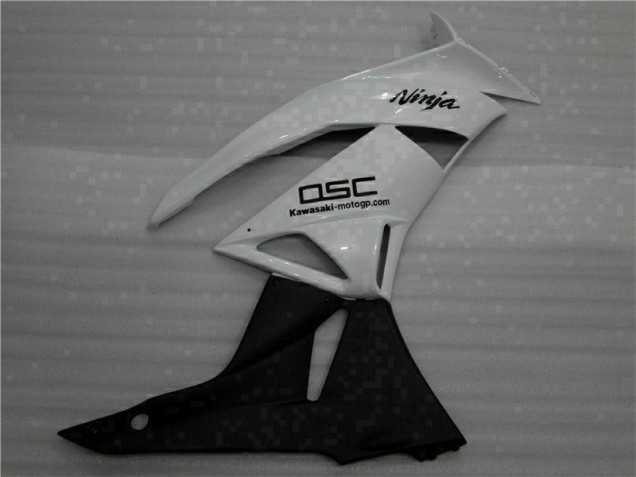 2009-2012 White Black Ninja ZX6R Motorcycle Fairings 2009-2012 White Black Ninja ZX6R Motorcycle Fairings