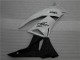 2009-2012 White Black Ninja ZX6R Motorcycle Fairings 2009-2012 White Black Ninja ZX6R Motorcycle Fairings