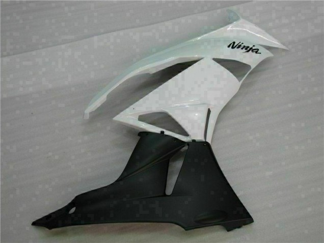 2009-2012 White Black ZX6R Motorcycle Fairing 2009-2012 White Black ZX6R Motorcycle Fairing