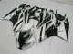 2009-2012 White Black ZX6R Motorcycle Fairings 2009-2012 White Black ZX6R Motorcycle Fairings