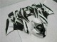 2009-2012 White Black ZX6R Motorcycle Fairings 2009-2012 White Black ZX6R Motorcycle Fairings