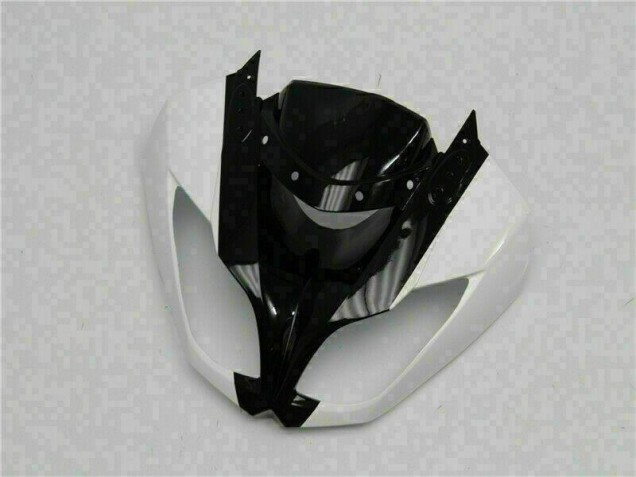 2009-2012 White Black ZX6R Motorcycle Fairings 2009-2012 White Black ZX6R Motorcycle Fairings