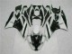 2009-2012 White Black ZX6R Motorcycle Fairings 2009-2012 White Black ZX6R Motorcycle Fairings