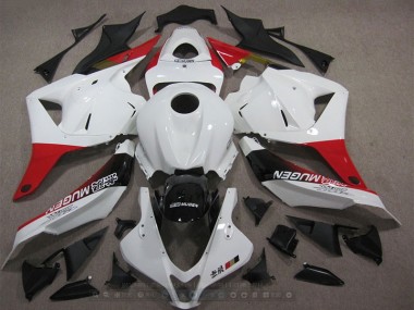 2009-2012 White Red Black Mugen CBR600RR Motorcycle Fairings