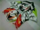 2009-2012 White Red H. Energy ZX6R Motorcycle Fairings 2009-2012 White Red H. Energy ZX6R Motorcycle Fairings