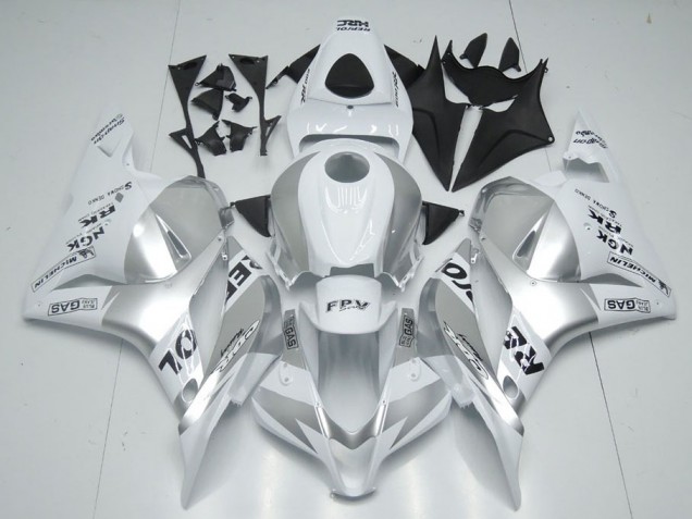 2009-2012 White Silver Repsol CBR600RR Motorcycle Fairings 2009-2012 White Silver Repsol CBR600RR Motorcycle Fairings