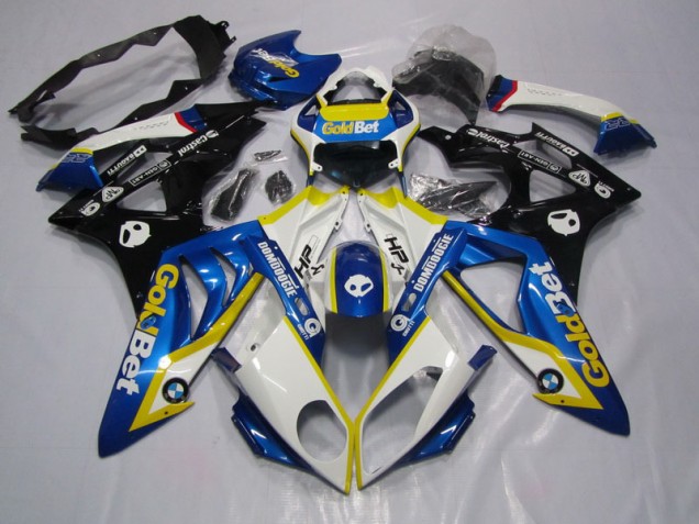 2009-2014 Blue White GoldBet S1000RR Motorcycle Fairings 2009-2014 Blue White GoldBet S1000RR Motorcycle Fairings