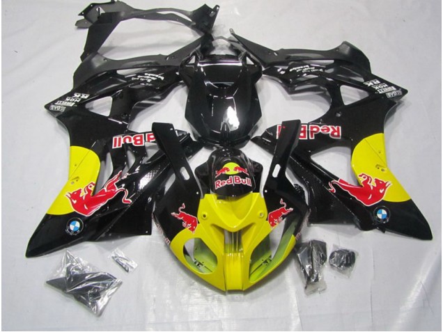 2009-2014 Yellow Black RedBull S1000RR Motorcycle Fairings 2009-2014 Yellow Black RedBull S1000RR Motorcycle Fairings