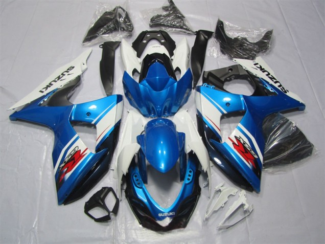 2009-2016 Blue White GSXR 1000 Motorcycle Fairing 2009-2016 Blue White GSXR 1000 Motorcycle Fairing